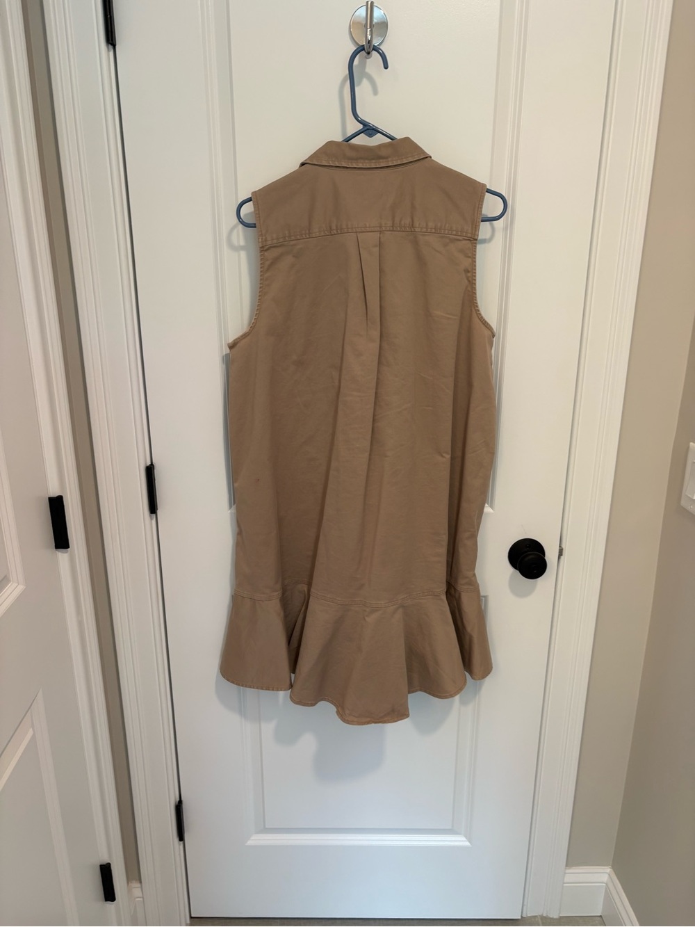 Tuckernuck Sleeveless Collared Mini Dress - Tan - Picture 2 of 3